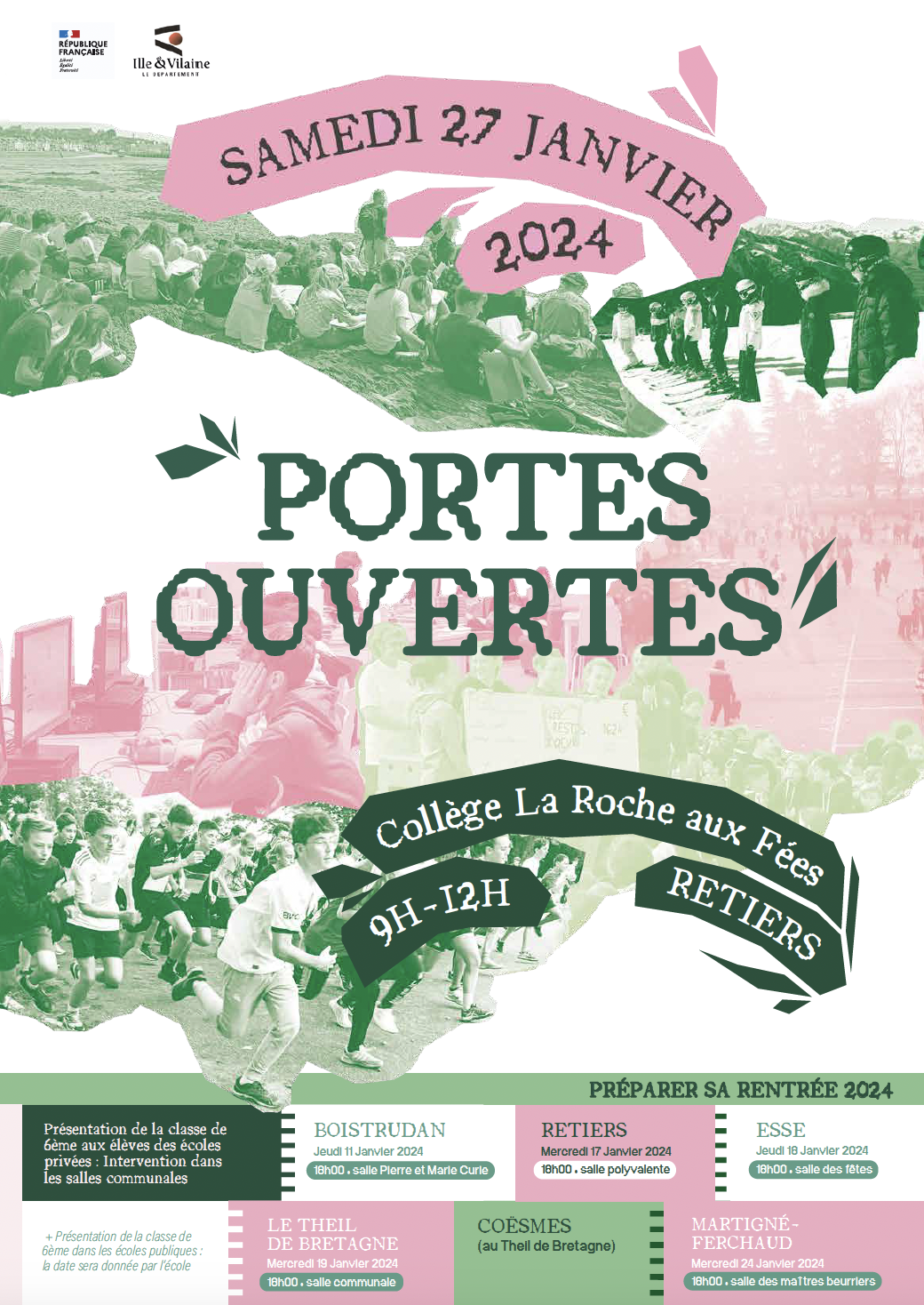 poster open doors La-Roche-aux-fées