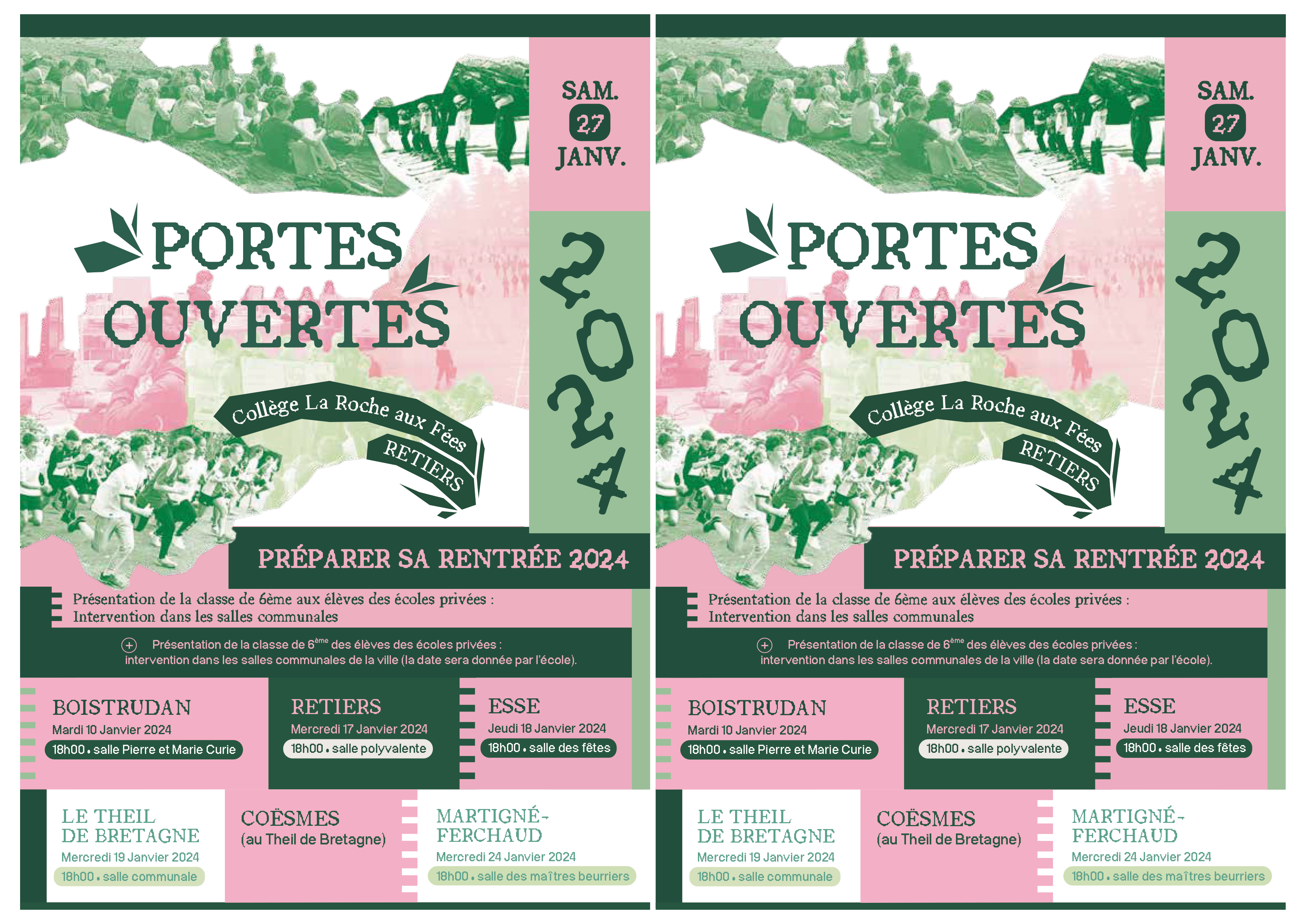 Flyer open doors La-Roche-aux-fées